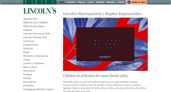 Desktop Screenshot of lincolns.com.uy